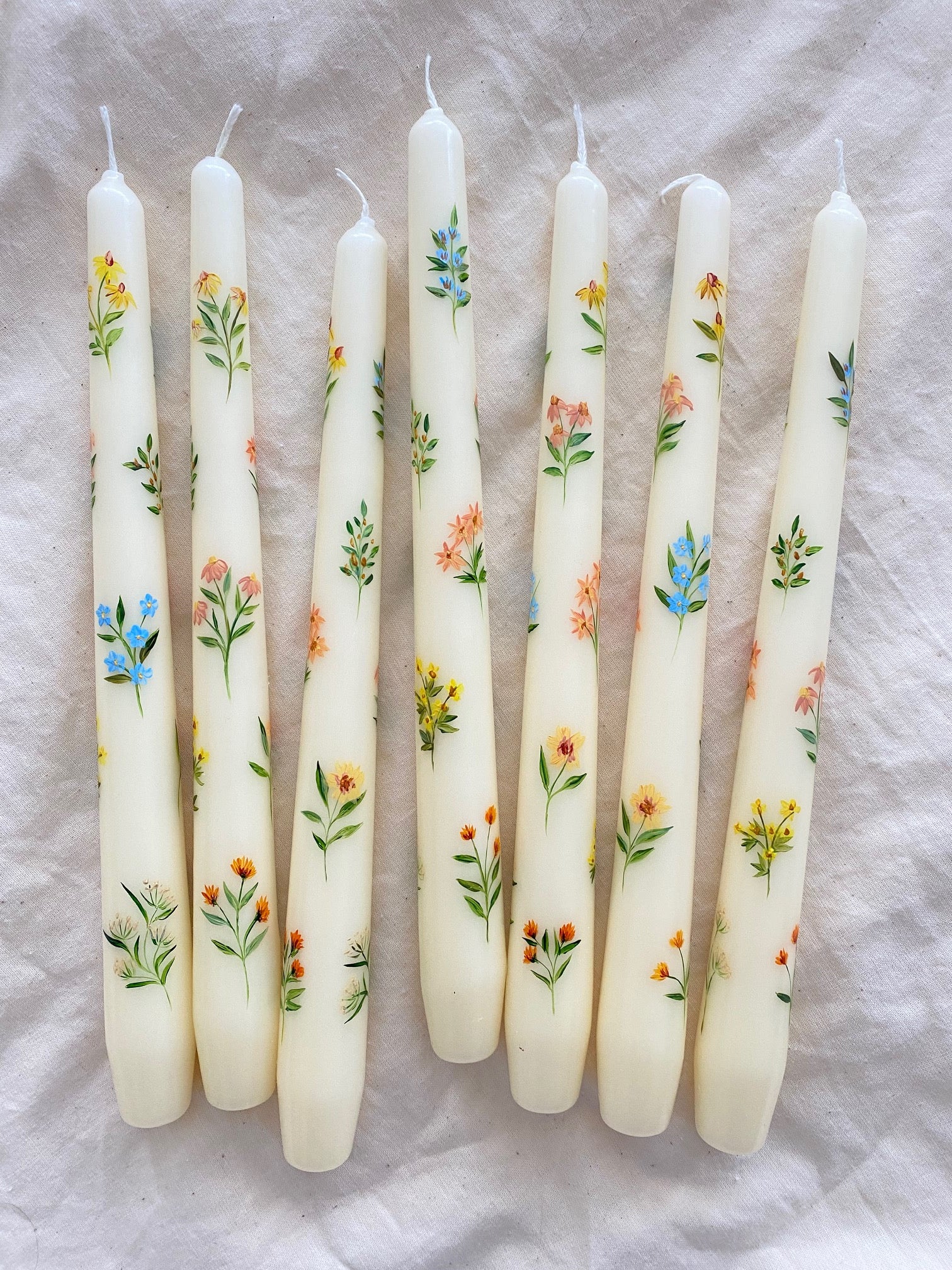 Try This: Striped Candlesticks - A Beautiful Mess